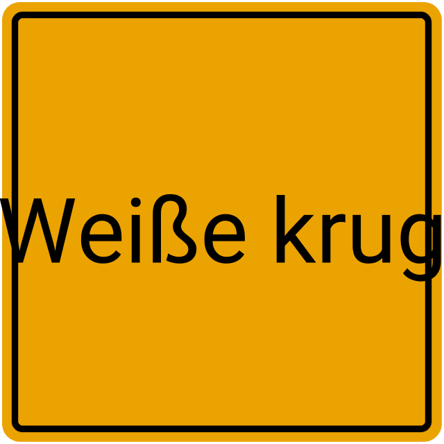 Meldebestätigung Weiße Krug